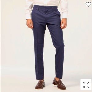 J. CREW Ludlow Slim Fit Four-Season Italian Wool, Suit Pants In Caspian Sea Blue